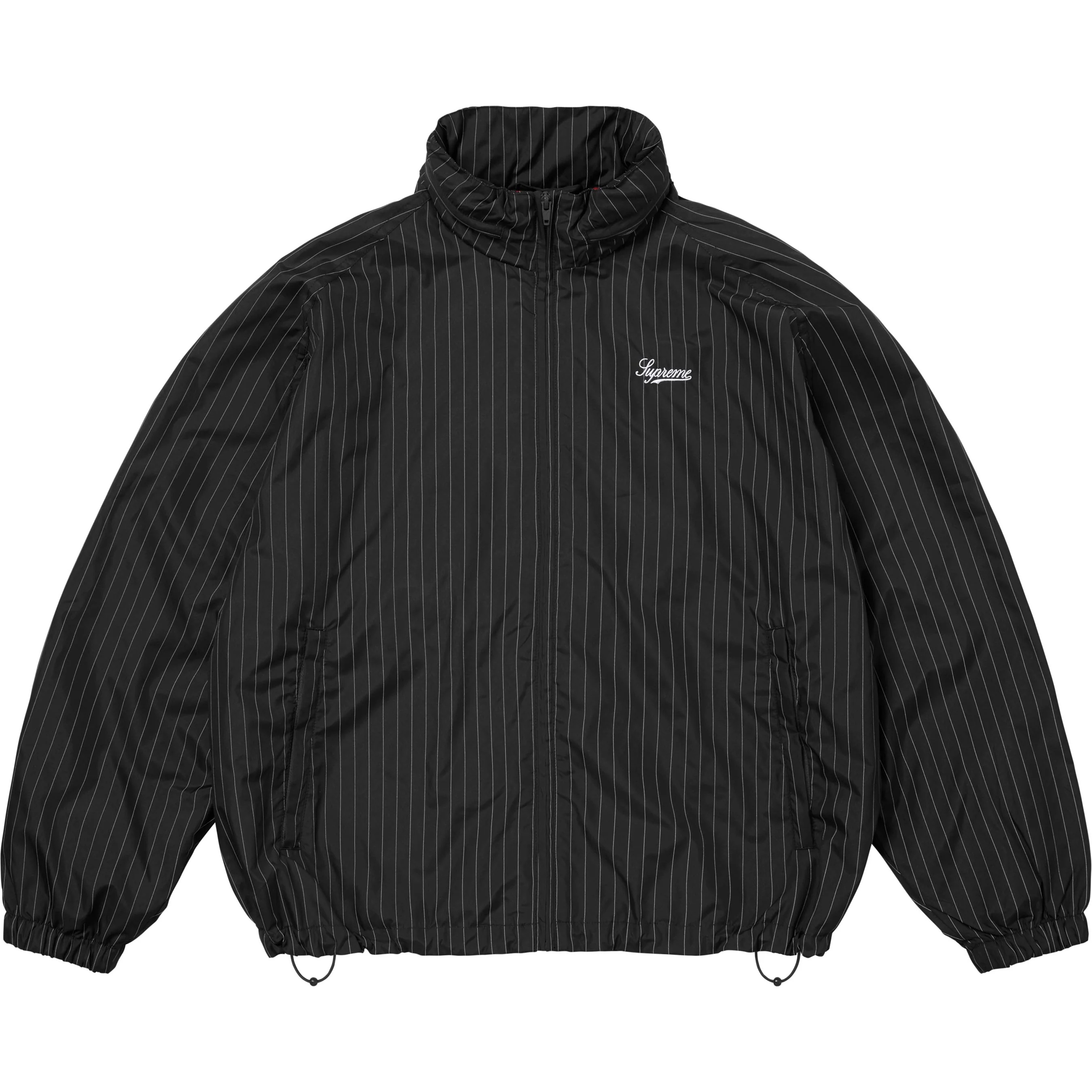 Reflective Pinstripe Track Jacket view 2